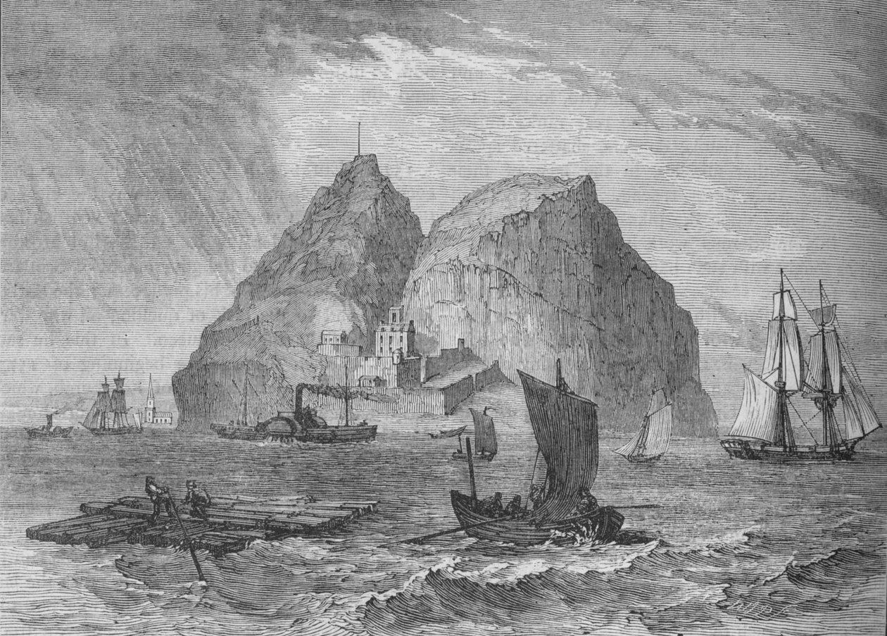 Dumbartonin linna vuonna 1880 tekijältä Unbekannt