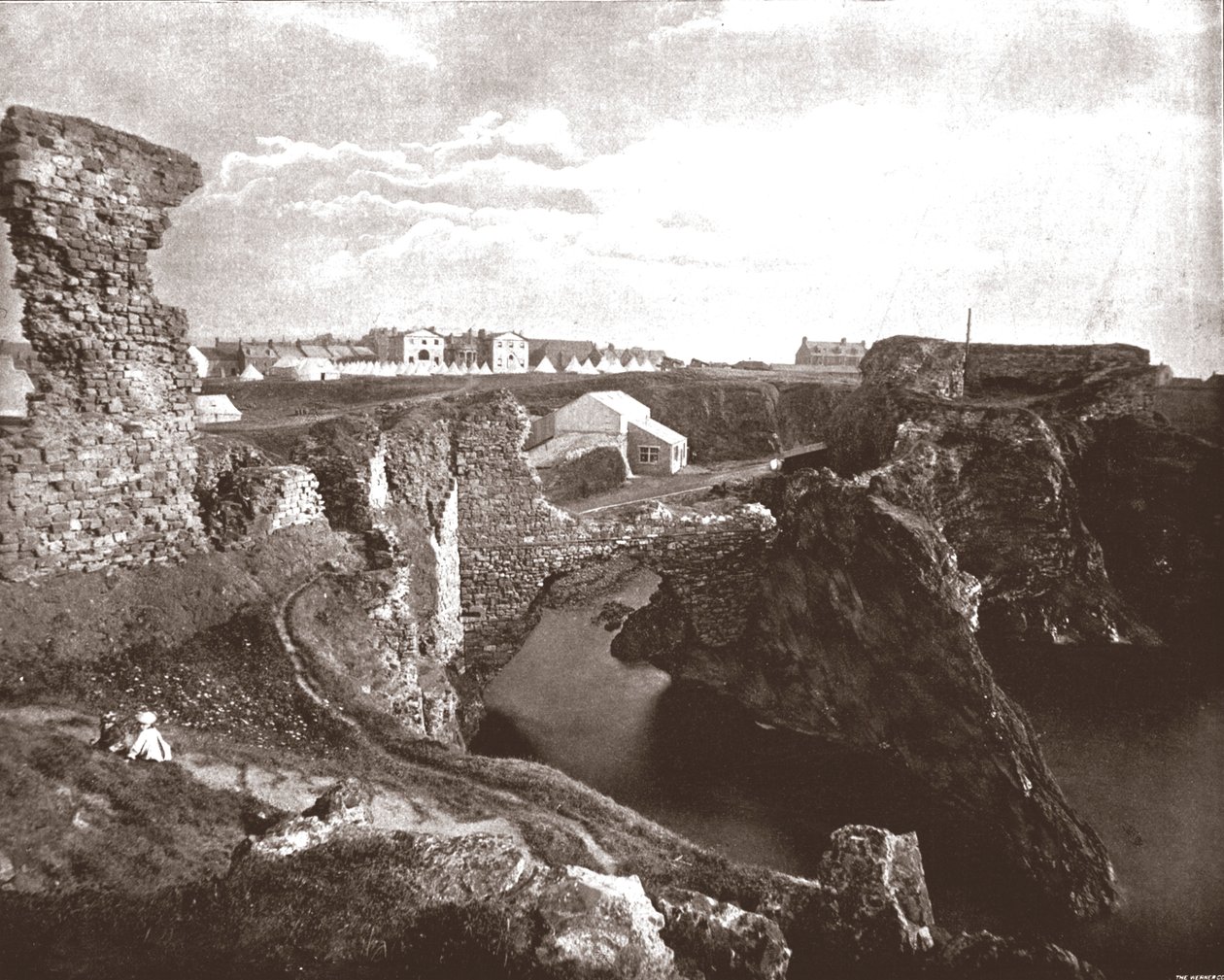 Dunbar Castle, East Lothian, Skotlanti, 1894. tekijältä Unbekannt