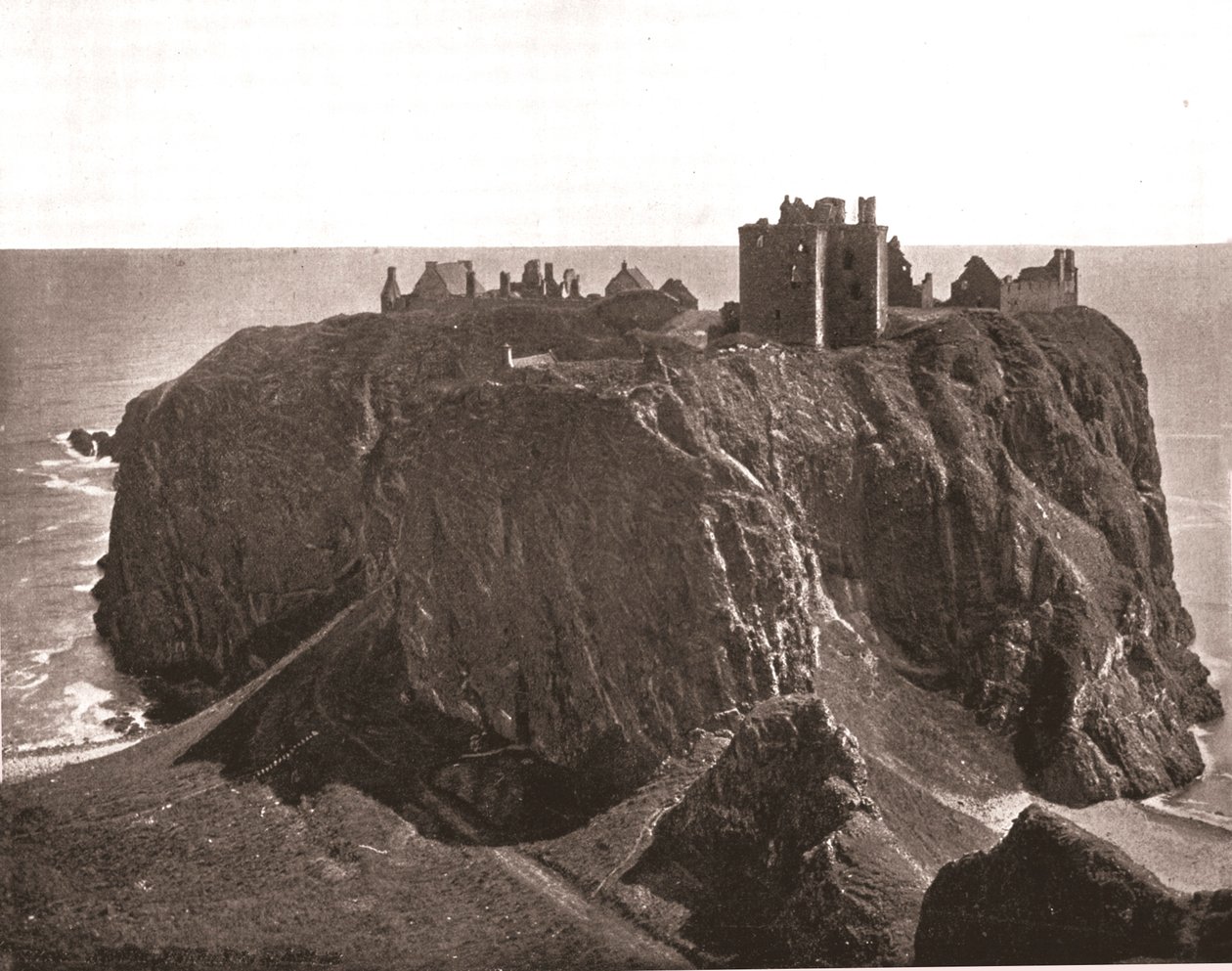 Dunnottar Castle, Stonehaven, Skotlanti, 1894. tekijältä Unbekannt