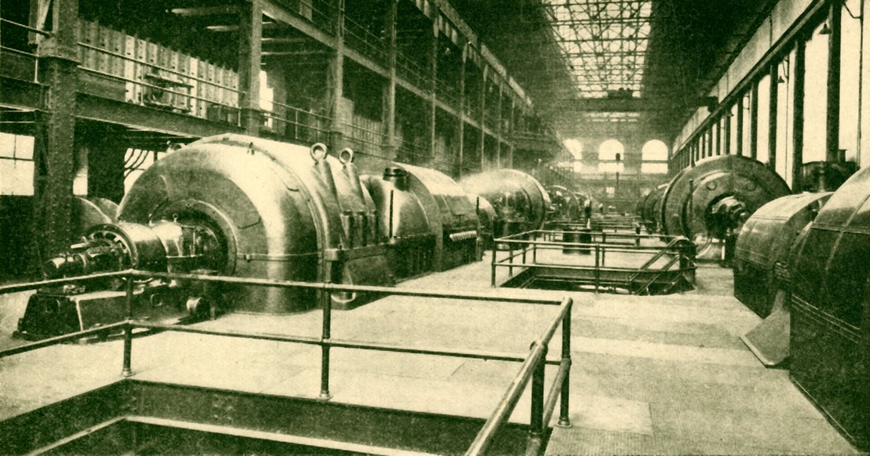 Dynamos Great Underground Generating Stationilla Lots Roadilla, Chelseassa, 1930. tekijältä Unbekannt
