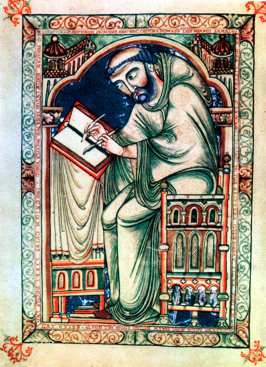 Eadwine the Scribe, noin 1100-luvun puolivälissä tekijältä Unbekannt