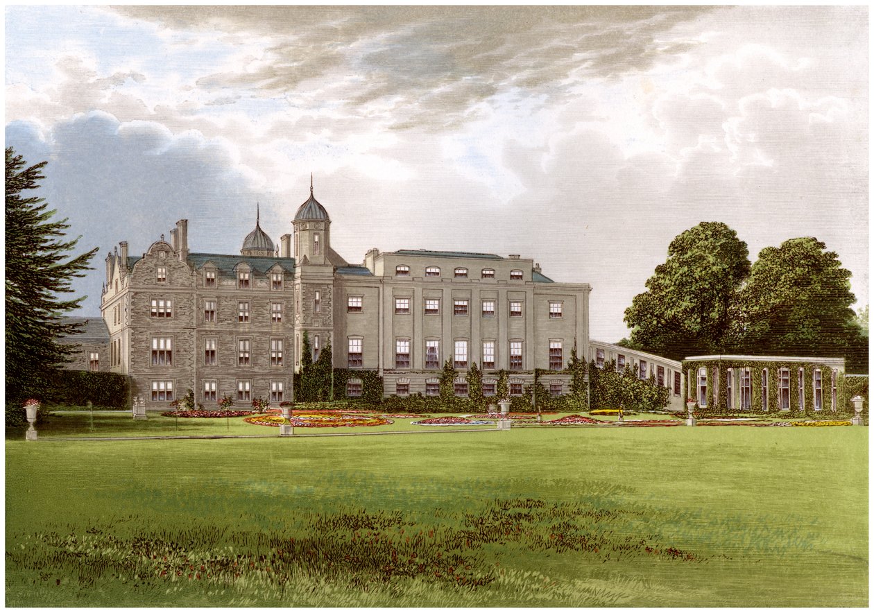 Eastwell Park, lähellä Ashfordia, Kentissä, Edinburghin herttuan koti, vuodelta 1880 tekijältä Unbekannt