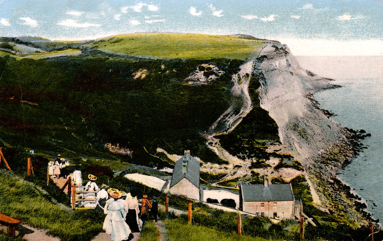Ecclesbourne Cliff, Hastings, East Sussex, 1900-luvun alku tekijältä Unbekannt