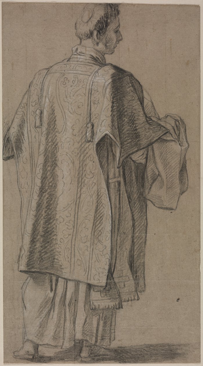 Kirkollinen takaa katsottuna, n. 164548. tekijältä Unbekannt