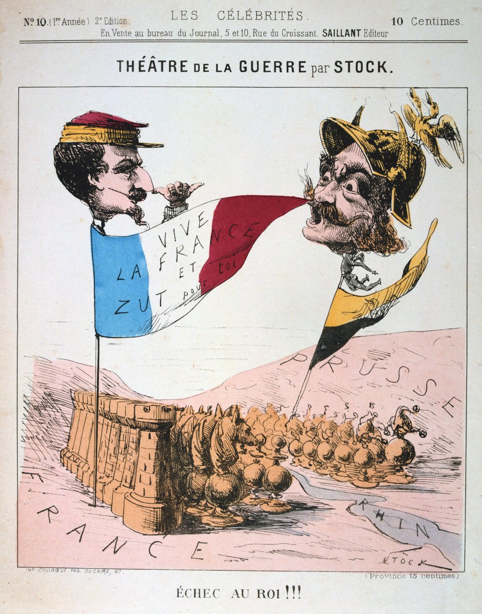 Check au Roi, Ranskan ja Preussin sota, 1870-1871. tekijältä Unbekannt