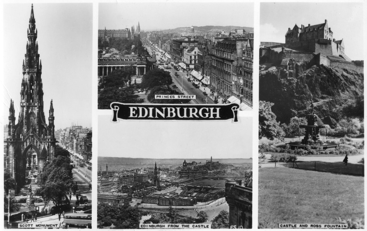 Edinburgh, Skotlanti, 1900-luku tekijältä Unbekannt