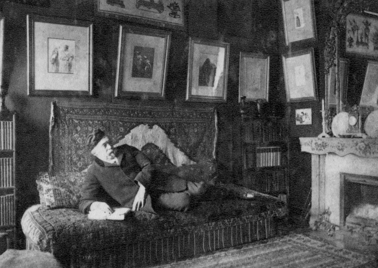 Edmond de Goncourt, ranskalainen kirjailija, 1891 tekijältä Unbekannt