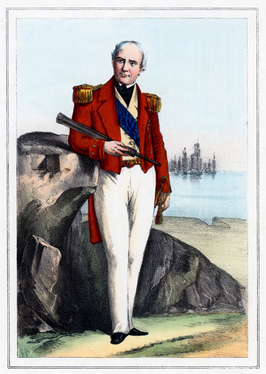 Edmund Lyons, 1. Baron Lyons, brittiläisen laivaston komentaja, 1857 tekijältä Unbekannt