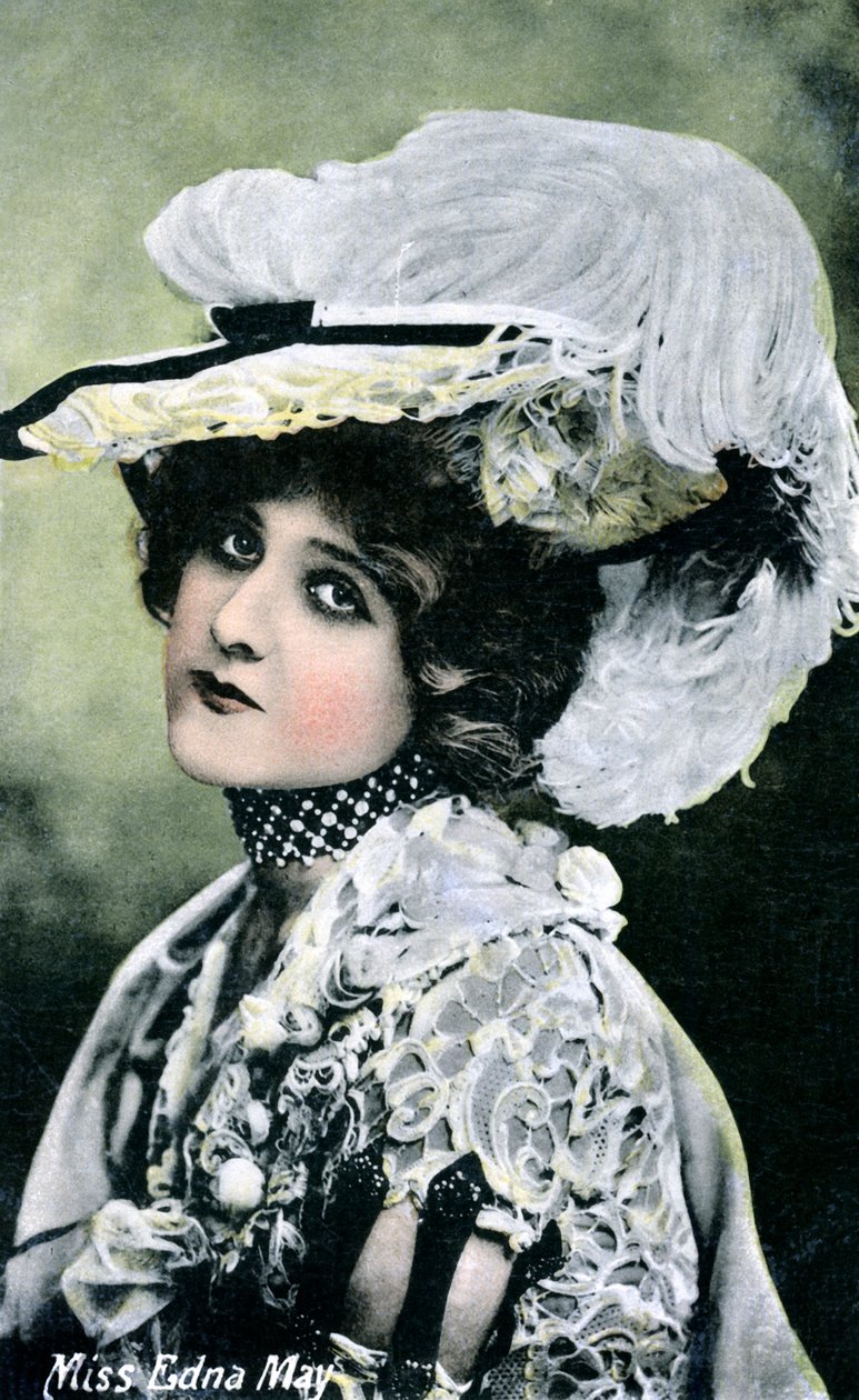 Edna May 1878-1948, yhdysvaltalainen laulaja ja näyttelijä, 1900-luvun alku tekijältä Unbekannt
