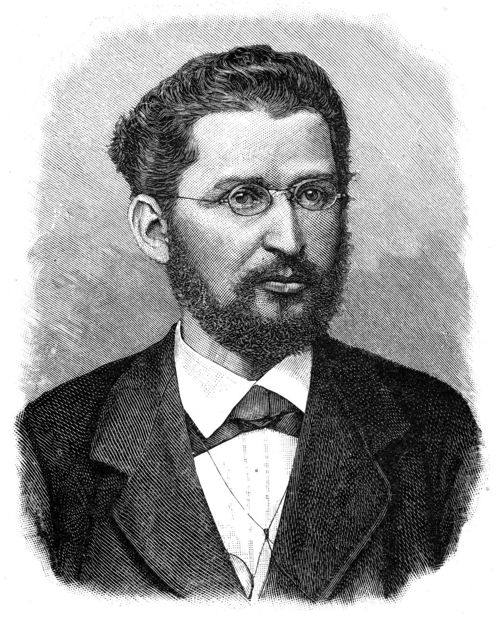 Eduard Bernstein, saksalainen sosiaalidemokraattinen teoreetikko ja poliitikko, 1903 tekijältä Unbekannt