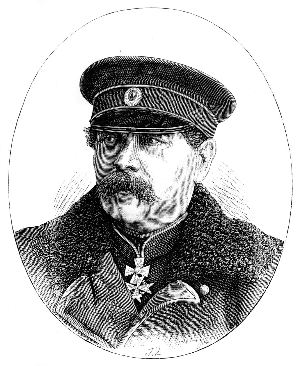 Eduard Ivanovich Totleben 1818-1884 Venäjän sotilas tekijältä Unbekannt