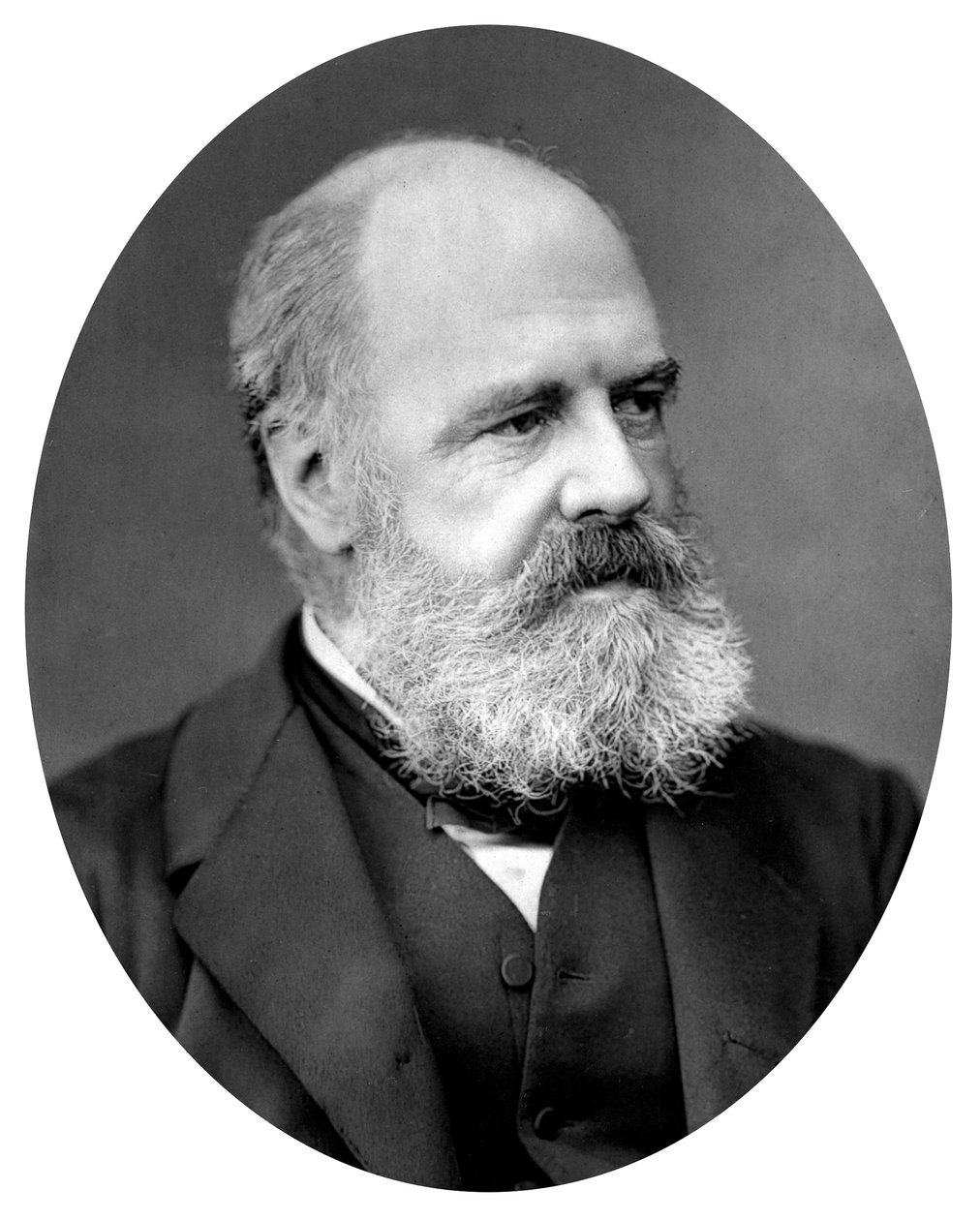 Edward Armitage, brittiläinen taidemaalari ja professori ja kuninkaallisen akatemian luennoitsija, 1877 tekijältä Unbekannt