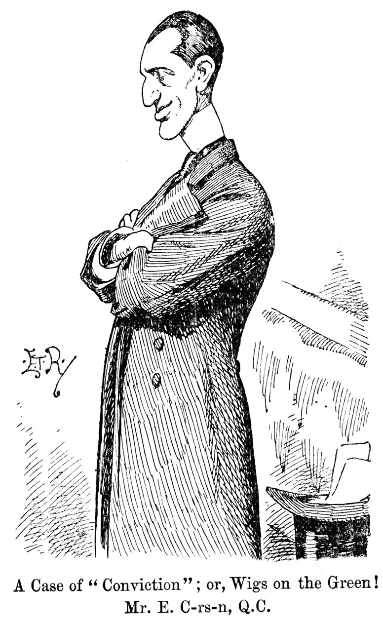 Edward Carson, irlantilaissyntyinen brittiläinen poliitikko ja juristi, 1898 tekijältä Unbekannt