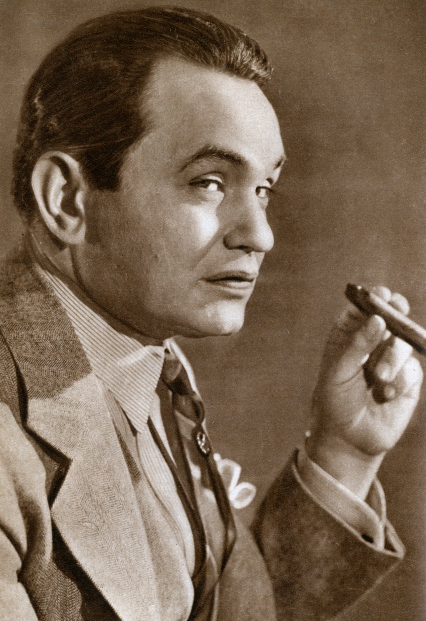 Edward Goldenberg Robinson, yhdysvaltalainen näyttelijä ja elokuvanäyttelijä, romanialaista alkuperää, 1933 tekijältä Unbekannt