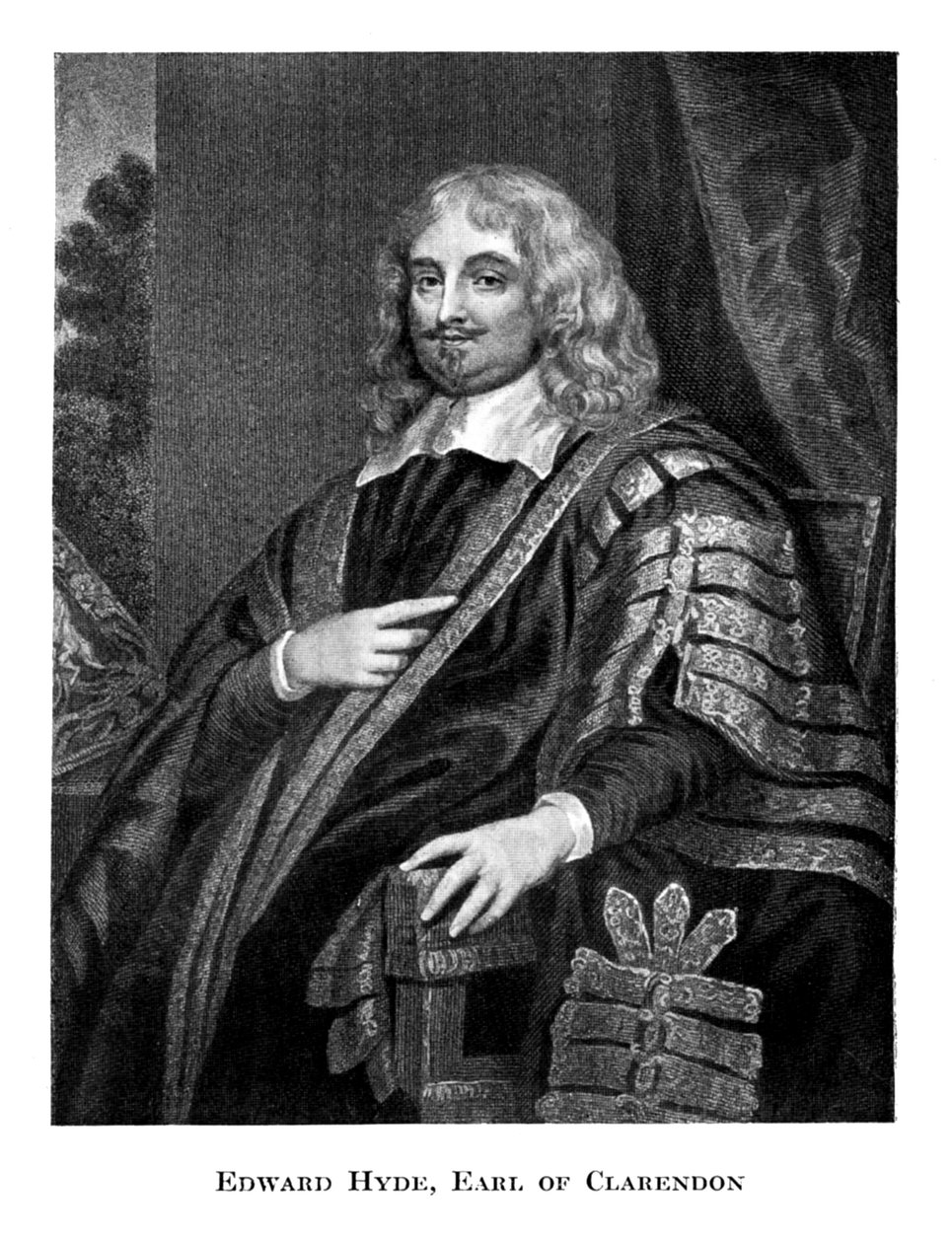 Edward Hyde 1609-1674, Clarendonin ensimmäinen jaarli, 1800-luku tekijältä Unbekannt