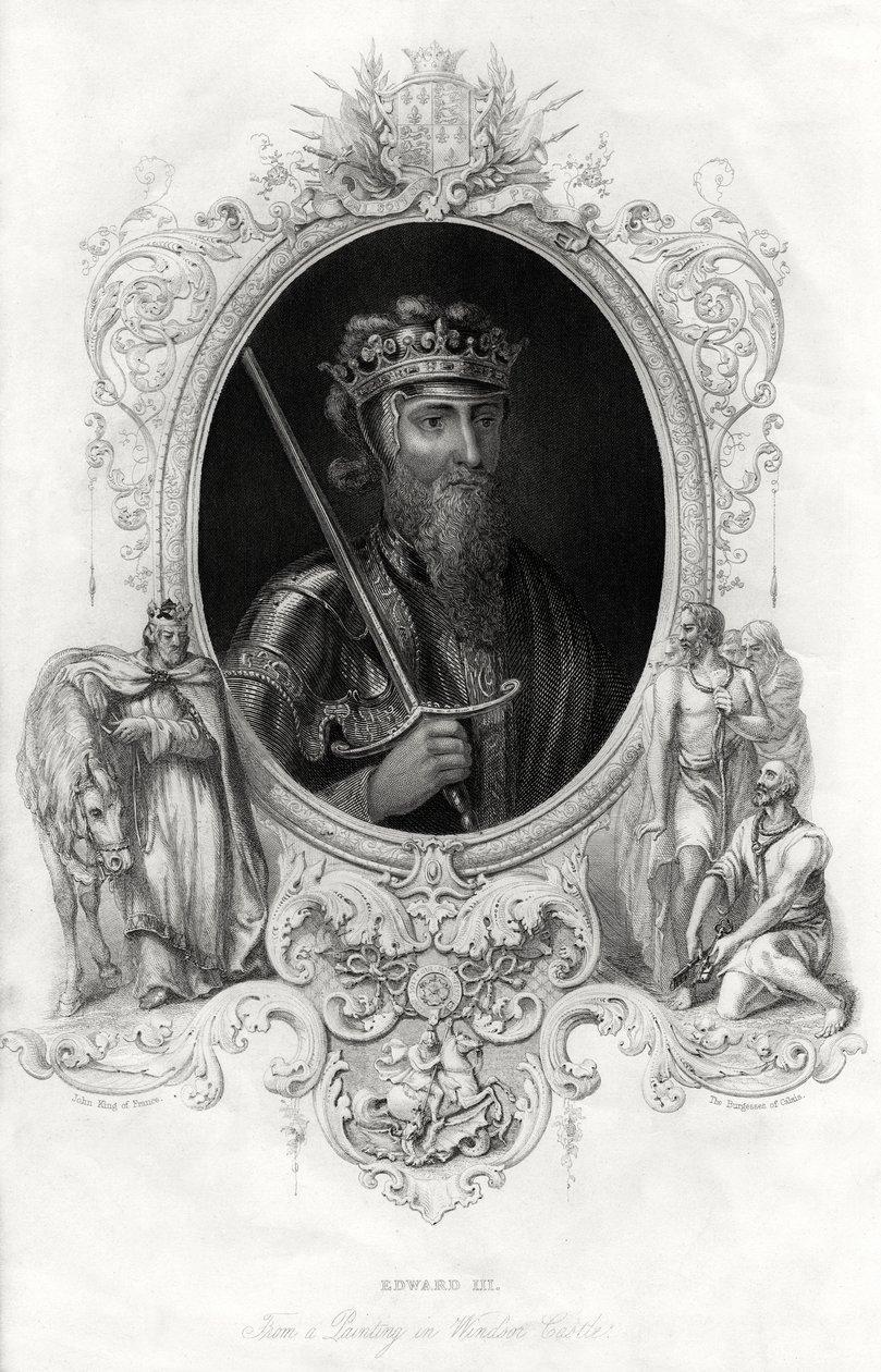 Edward III, Englannin kuningas, 1860 tekijältä Unbekannt