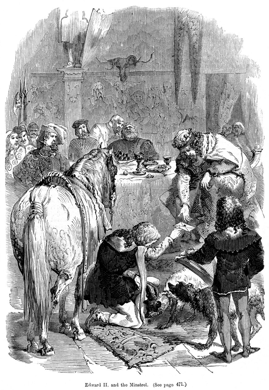 Edward II ja pappi tekijältä Unbekannt