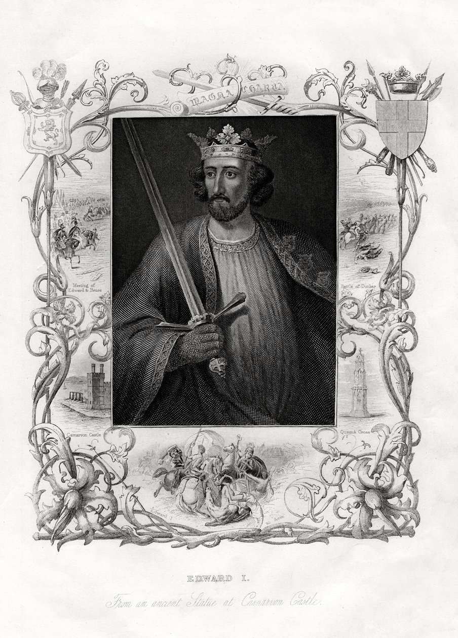 Edward I, 1860 tekijältä Unbekannt