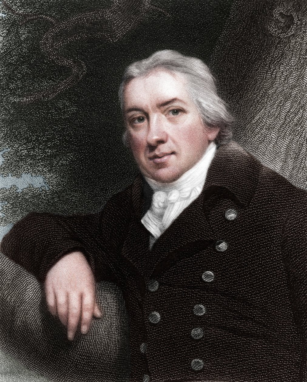 Edward Jenner, englantilainen lääkäri, 1837. tekijältä Unbekannt