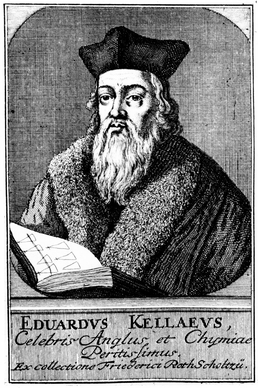 Edward Kelley, astrologi ja alkemisti, 1575 c1700 tekijältä Unbekannt