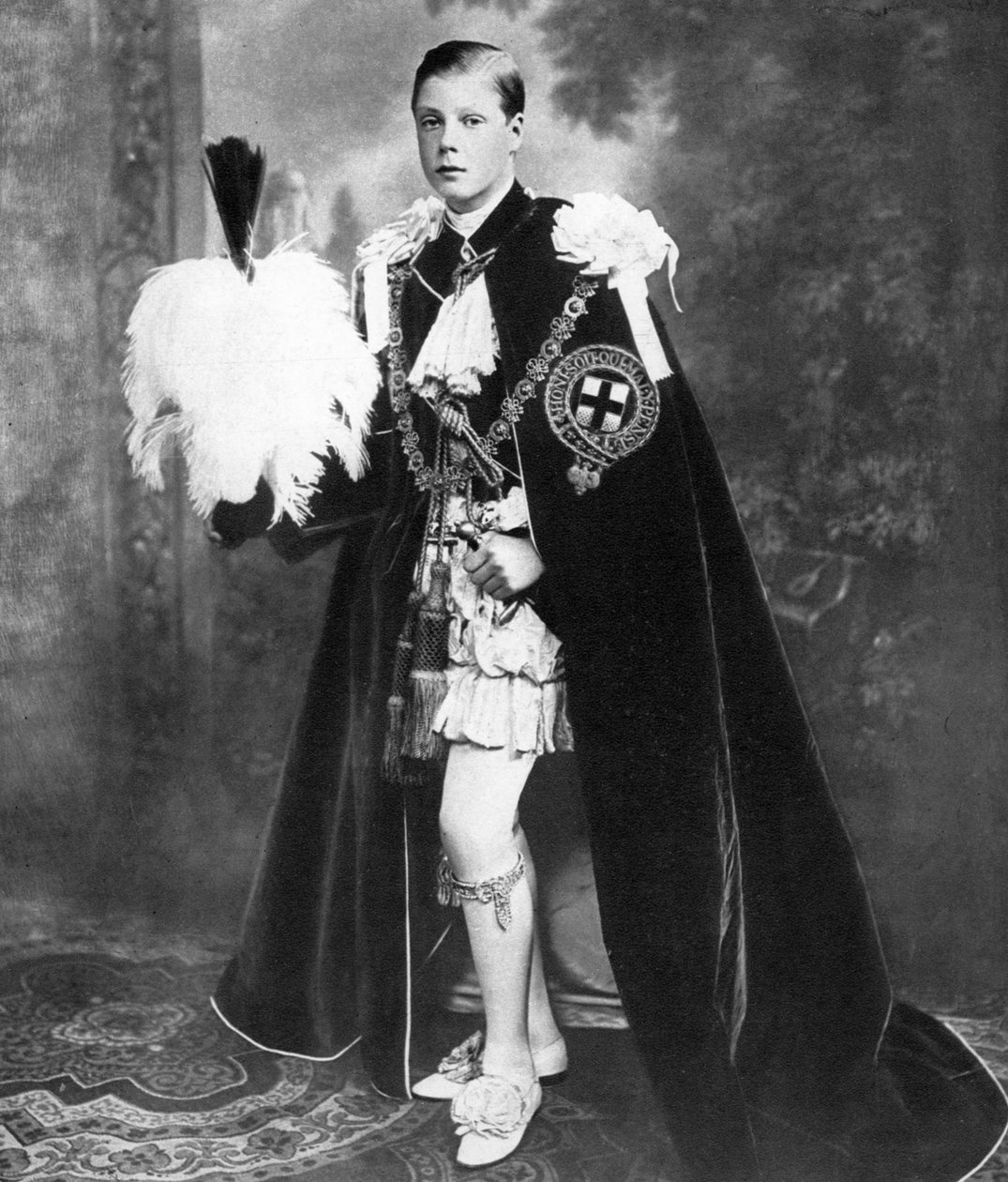 Edward, Walesin prinssi sukkanauhan ritarina, 1900-luvun alku tekijältä Unbekannt