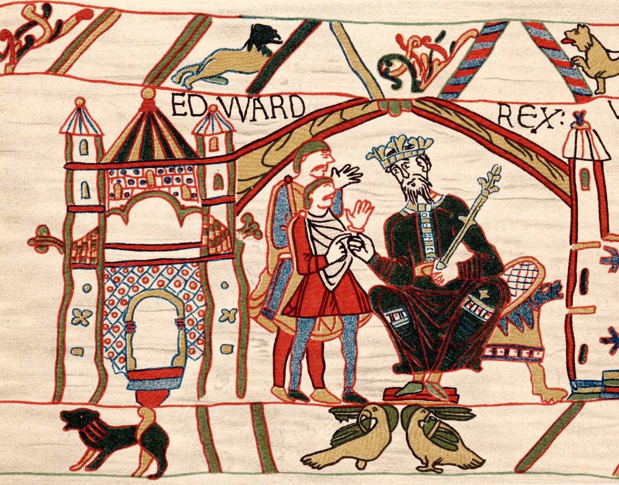 Edward The Confessor, anglosaksinen Englannin kuningas, 1070-luku tekijältä Unbekannt