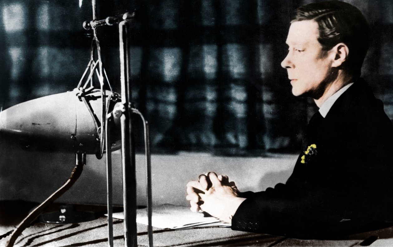 Edward VIII antoi luopumislähetyksen kansakunnalle ja valtakunnalle 11. joulukuuta 1936. tekijältä Unbekannt