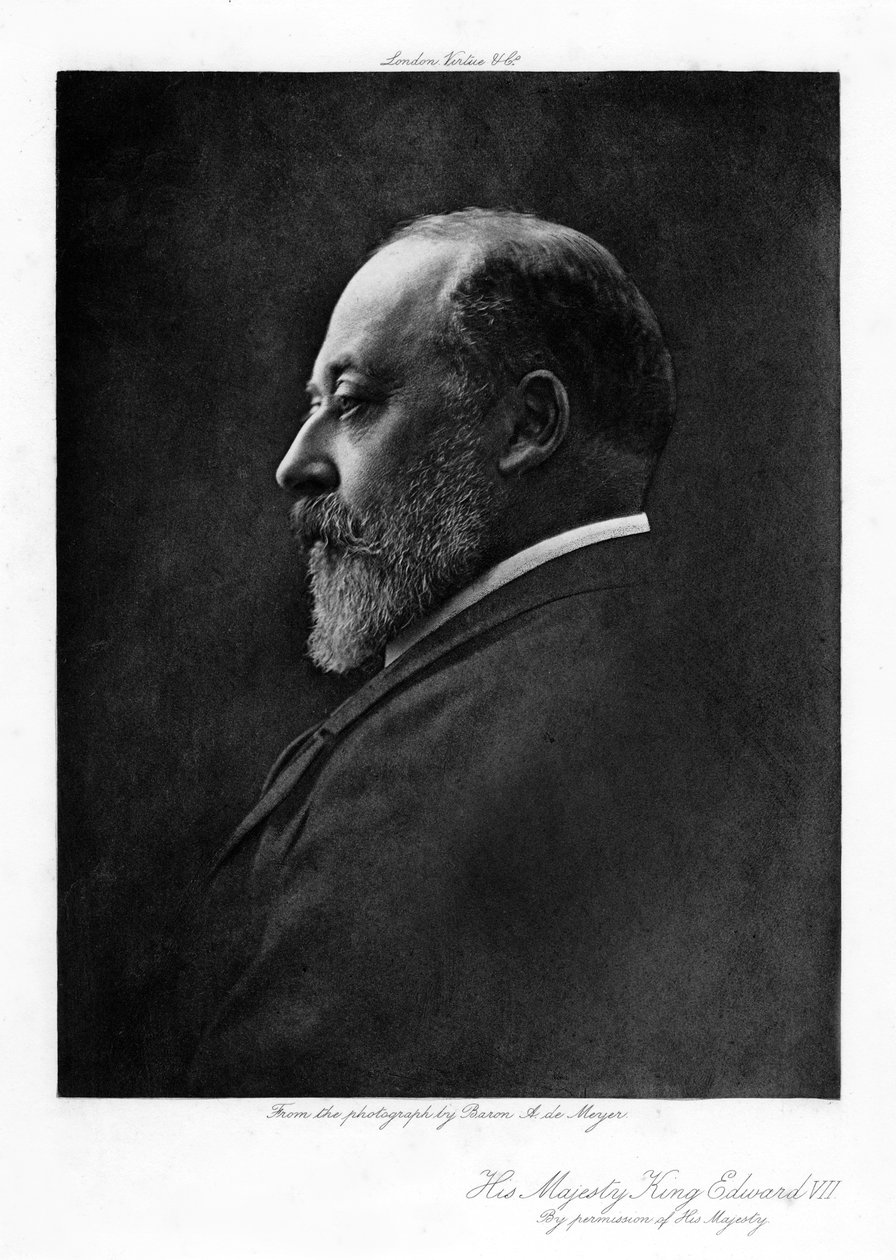 Edward VII, Ison-Britannian ja Irlannin yhdistyneen kuningaskunnan kuningas, 1901-1910 tekijältä Unbekannt