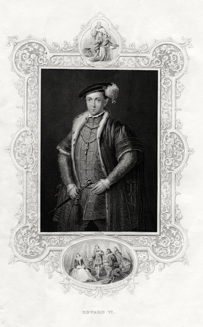 Edward VI, Englannin ja Irlannin kuningas, 1860 tekijältä Unbekannt