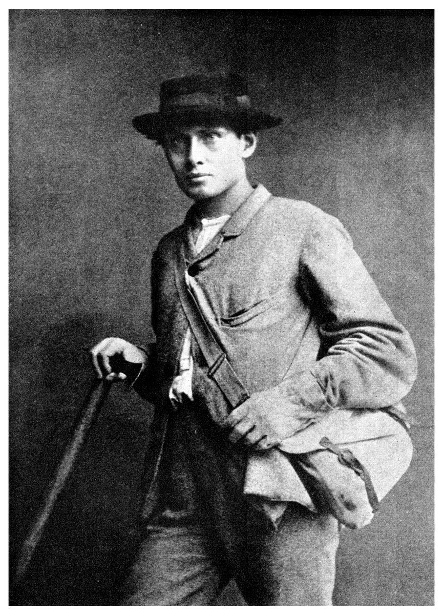 Edward Whymper, brittiläinen vuorikiipeilijä, 1865 1956 tekijältä Unbekannt