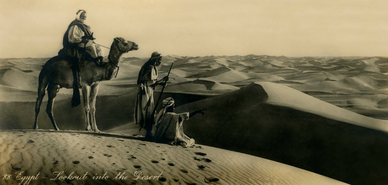 Egypti - Näköala autiomaahan, c1918-c1939. tekijältä Unbekannt