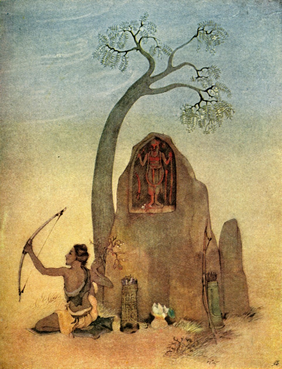 "Eklavya", 1920. tekijältä Unbekannt