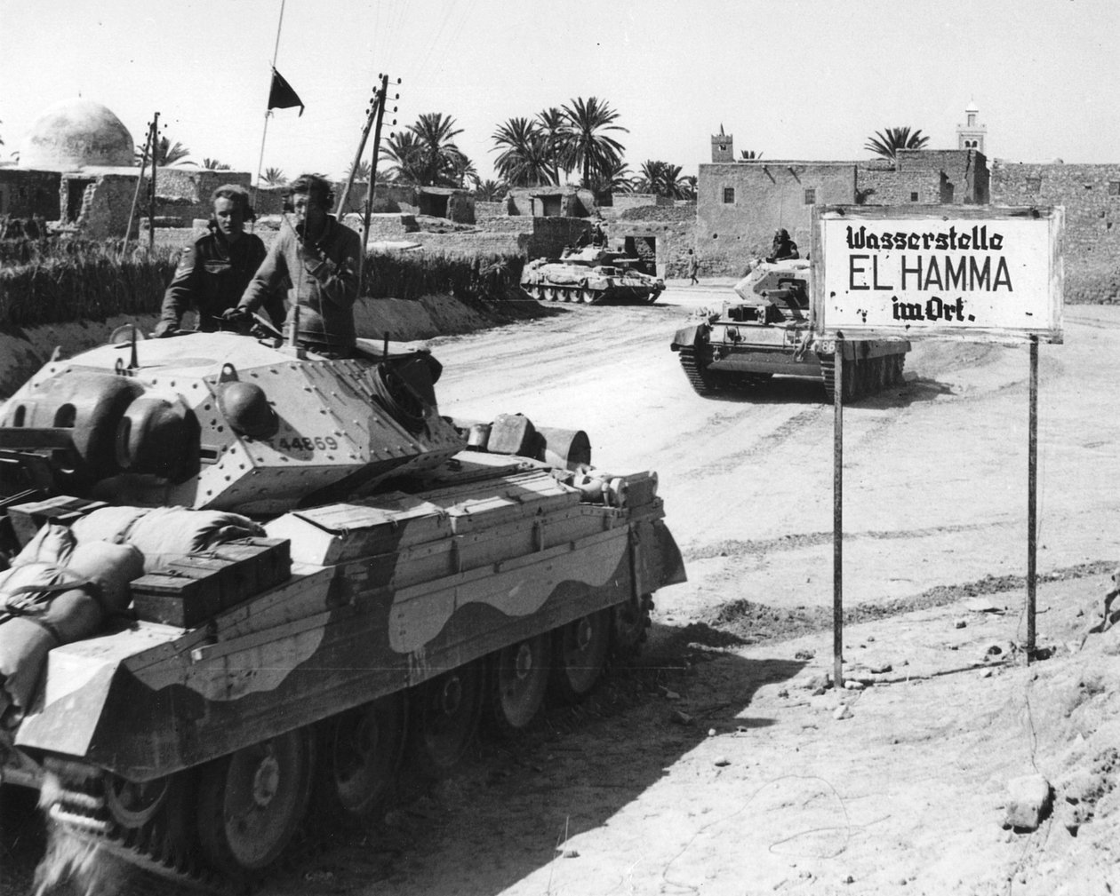 El Hamma, Pohjois-Afrikka, toinen maailmansota, huhtikuu 1943 tekijältä Unbekannt