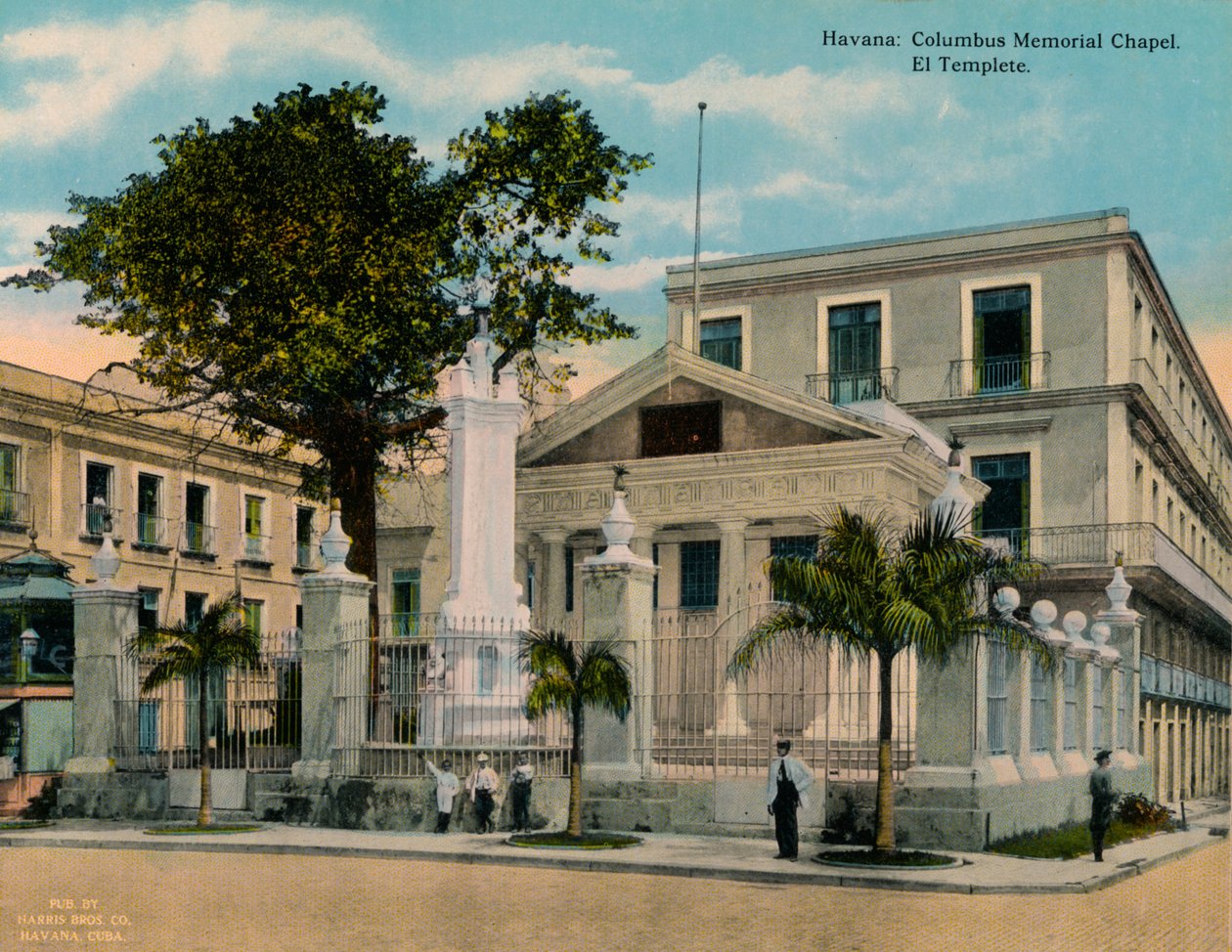 El Templete, Havanna, Kuuba, vuodelta 1920. tekijältä Unbekannt
