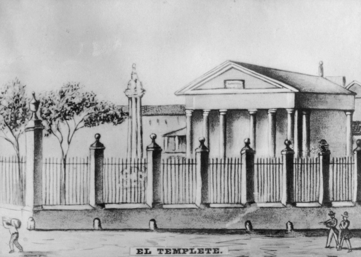 Temppeli, Plaza de Armes, Havanna, Kuuba, vuodelta 1910 tekijältä Unbekannt