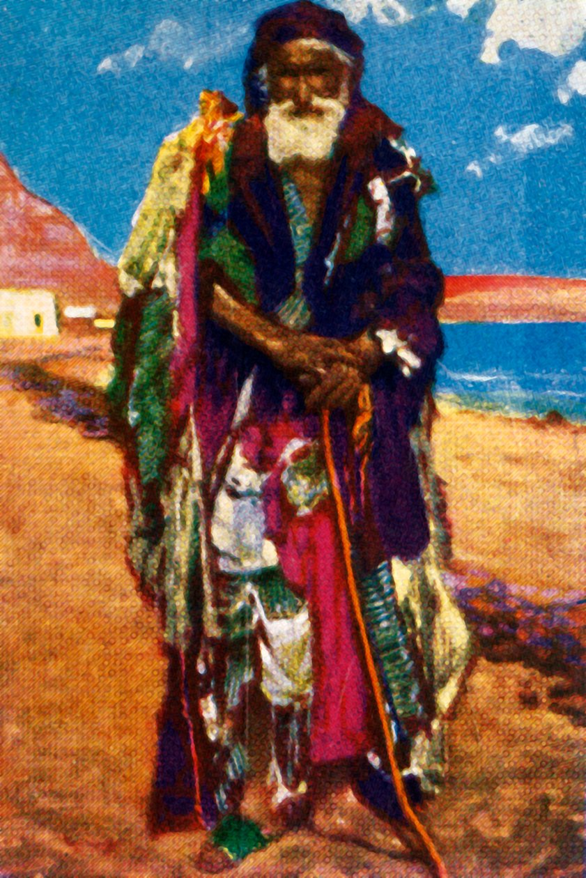 Vanhempi kerjäläinen, Egypti, vuodelta 1928. tekijältä Unbekannt