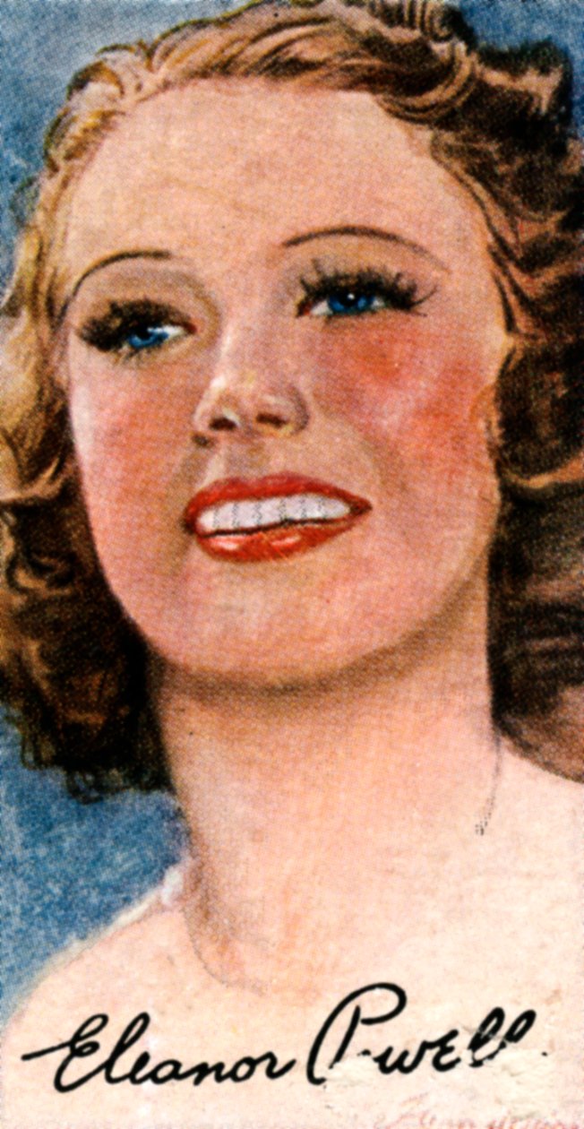 Eleanor Torrey Powell, 1912-1982, yhdysvaltalainen elokuvanäyttelijä ja tanssi, 1900-luku tekijältä Unbekannt