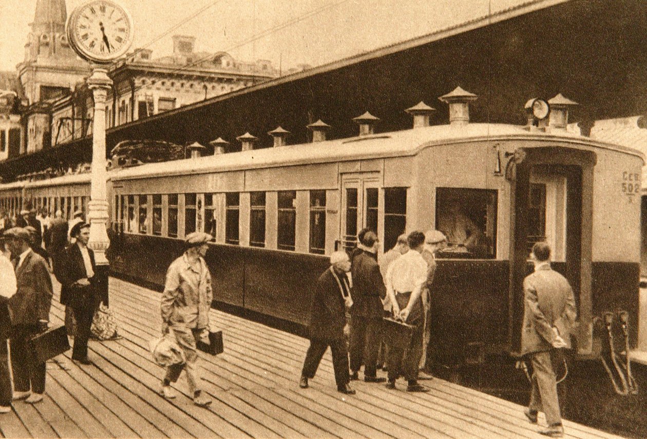 Sähkömoottorijuna, Moskova, Neuvostoliitto, 1920-luku tekijältä Unbekannt