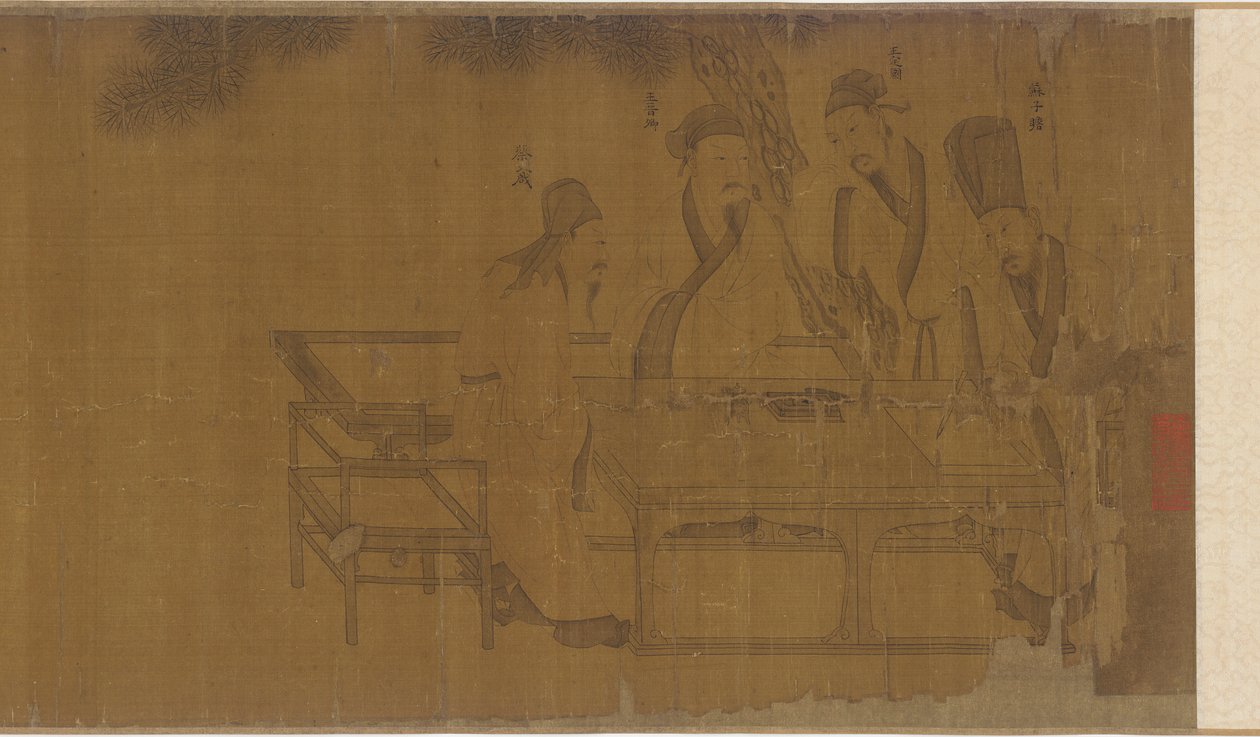 Tyylikäs kokoontuminen Western Gardenissa, Ming-dynastia, 1500-luku. tekijältä Unbekannt