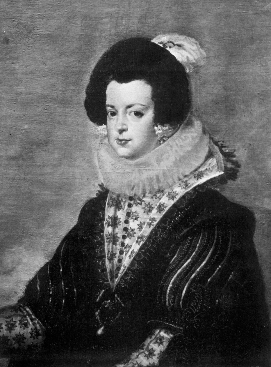 Elisabeth of Bourbon, Espanjan kuninkaan Philip IV:n vaimo, n. 1630 1901 tekijältä Unbekannt