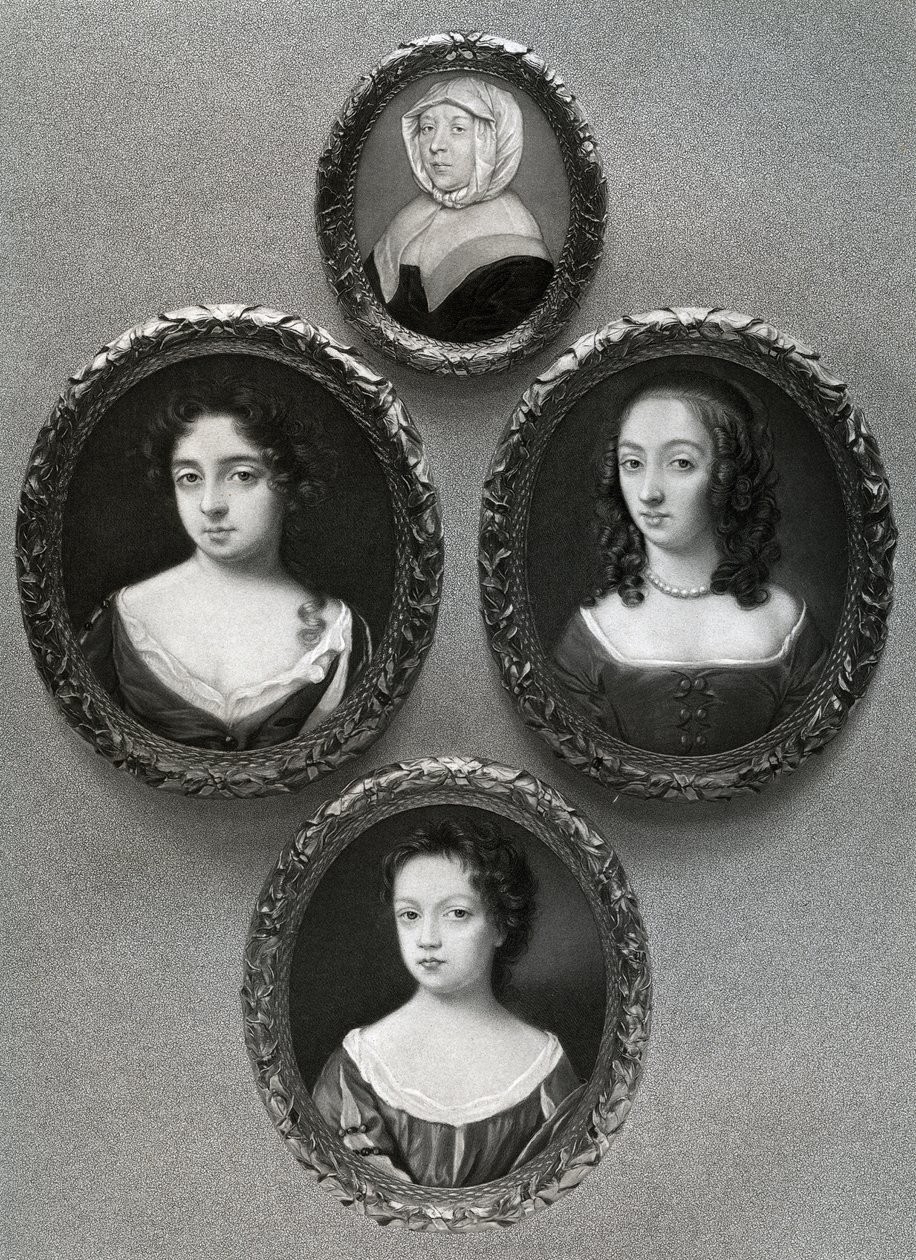 Elizabeth Cromwell, Oliver Cromwellin ja hänen tyttäriensä Maryn, Elizabethin ja Bridgetin äiti, 1899. tekijältä Unbekannt