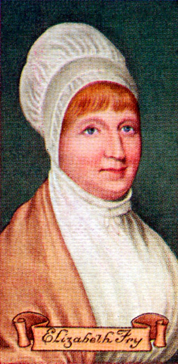 Elizabeth Fry, otettu savukekorttisarjasta, 1935 tekijältä Unbekannt