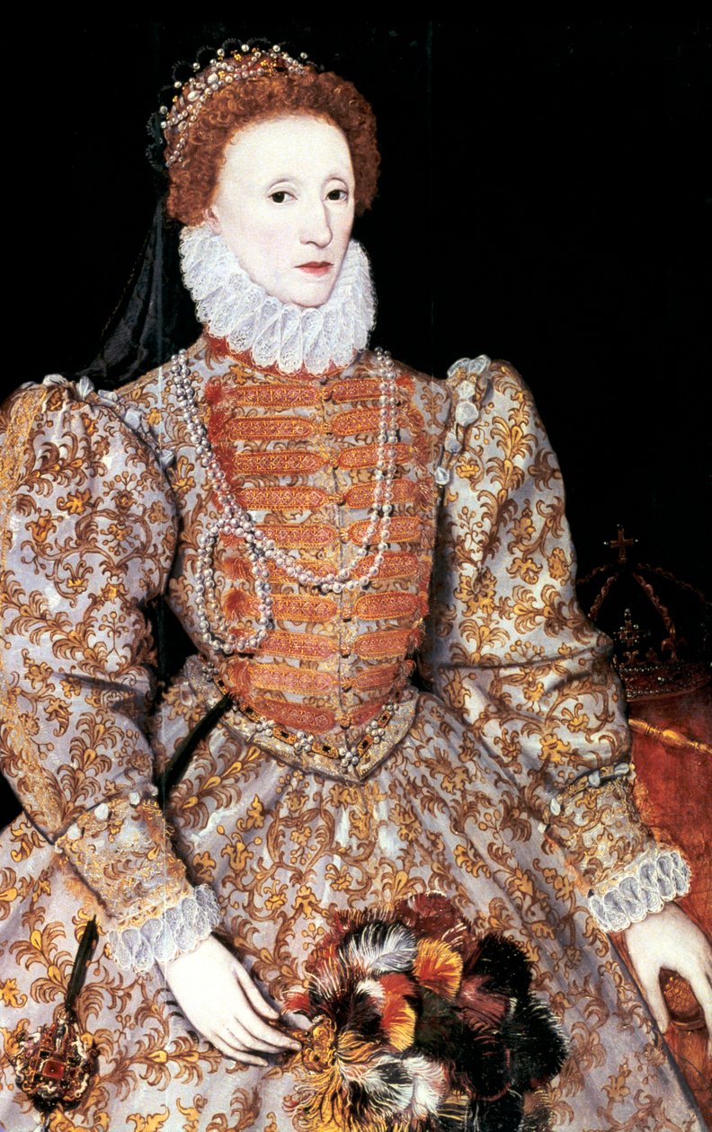 Elizabeth I, Englannin ja Irlannin kuningatar, 1588 tekijältä Unbekannt