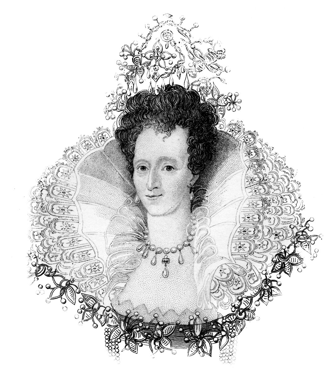 Elizabeth I, Englannin kuningatar, 1850 tekijältä Unbekannt