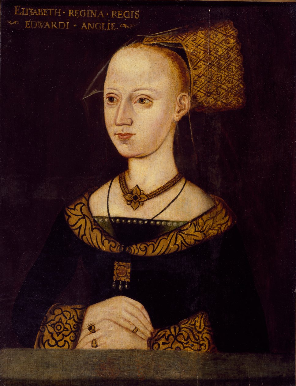 Elizabeth Woodville, Edward IV:n kuningatar, c1500 tekijältä Unbekannt