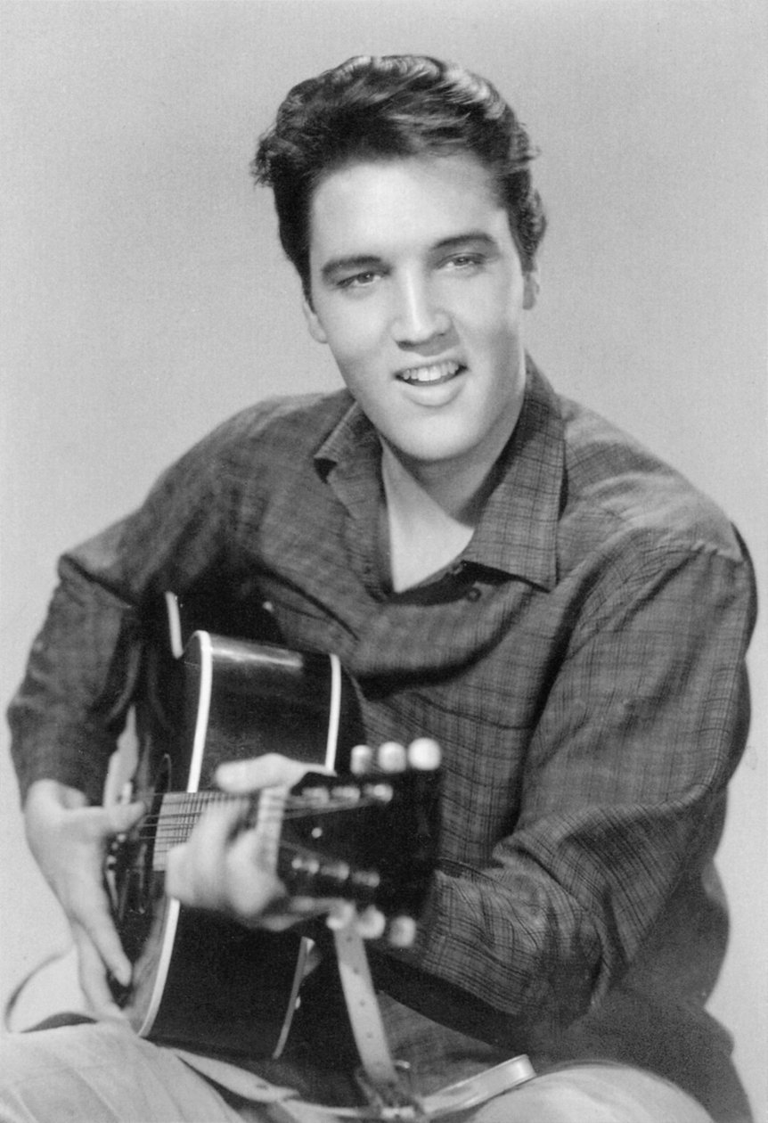 Elvis Presley, yhdysvaltalainen laulaja ja näyttelijä, 1950-luku tekijältä Unbekannt