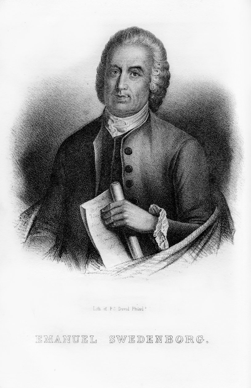 Emanuel Swedenborg, ruotsalainen tiedemies, filosofi ja mystikko, 1854 tekijältä Unbekannt