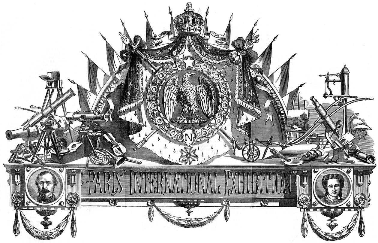 Pariisin kansainvälisen näyttelyn tunnus, 1867 tekijältä Unbekannt