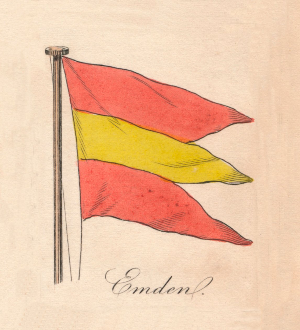 Emden, 1838 tekijältä Unbekannt
