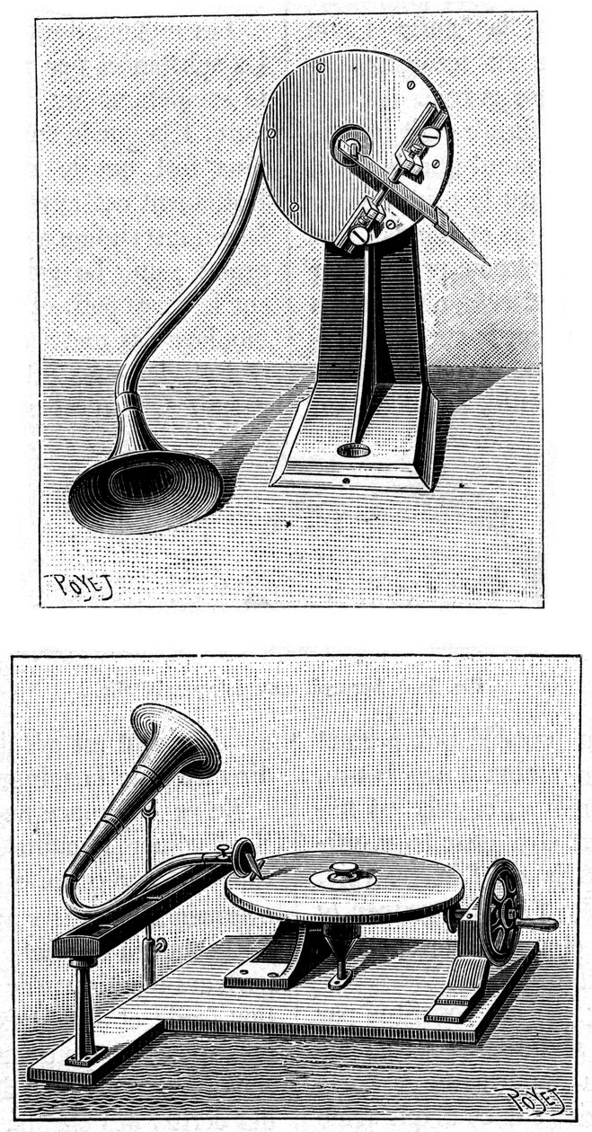 Emile Berliners Gramophone, c1888 tekijältä Unbekannt